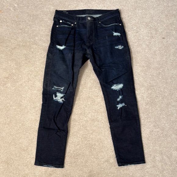 Abercrombie & Fitch Black Skinny Jeans with Modern Fit - Picture 1 of 2